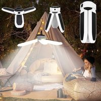 Tragbares Außenlicht, Campinglicht, LED-Solarlicht, wiederaufladbare Powerbank, Außenbeleuchtung, leistungsstarke Taschenlampe, tragbares von DEBUNS