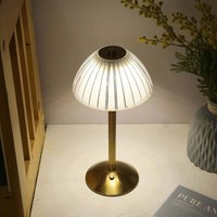 USB wiederaufladbare Tischlampe, LED-Nachttischlampe, Leselampe, mit dimmbarer Touch-Steuerung, 3 Lichtfarben, DEBUNS USB wiederaufladbare Tischlampe, LED-Nachttischlampe, Leselampe, mit dimmbarer Touch-Steuerung, 3 Lichtfarben, DEBUNS von DEBUNS