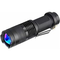UV-Taschenlampe, 365 nm, Ultraviolett-Taschenlampe, LED-Schwarzlicht, zoombar, für Gelddetektor, Dokumentenprüfung, Jagd, Skorpione, von DEBUNS