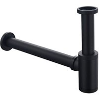 Universal Design Siphon für Waschtisch und Spüle - Schwarz - Mit Reinigungsöffnung - Designer Siphon - Röhrensiphon..DEBUNS Universal Design Siphon für Waschtisch und Spüle - Schwarz - Mit Reinigungsöffnung - Designer Siphon - Röhrensiphon..DEBUNS von DEBUNS