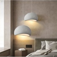 Wabi-Sabi Tricolor Kronleuchter Light A – Weiße Textur – 40 cm (Deckenlänge 150 cm) von DEBUNS