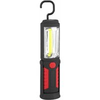 Wiederaufladbare LED-Arbeitsleuchte mit magnetischer LED-Taschenlampe, 2200 mAh, COB-LED, 650 lm, 3 W, für Auto, Garage, Werkstatt, Camping, von DEBUNS
