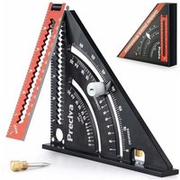 Zimmermannswinkel, Metall, Aluminium, faltbares Dreiecklineal, Kombinationswinkel, 317 mm, Multifunktions-Dreieck, Winkellineal, Winkelmesser, 45 90 Zimmermannswinkel, Metall, Aluminium, faltbares Dreiecklineal, Kombinationswinkel, 317 mm, Multifunktions-Dreieck, Winkellineal, Winkelmesser, 45 90 von DEBUNS