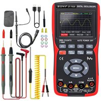 Lepmerk - 2-in-1-Digitaloszilloskop-Multimeter, 48 MSa/s Abtastrate, 10 MHz Bandbreite, 9999 Zählwerte, True rms, 2,8-Zoll-IPS-Farbbildschirm von LEPMERK