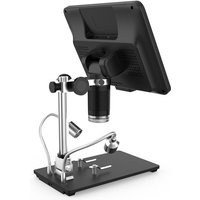 Lepmerk - AD208S 8,5-Zoll-LCD-Display-Digitalmikroskop 5X-1200X 1280800 Einstellbares 1080P-Zielfernrohr-Lötwerkzeug mit Dual-Fill-Lichtern von LEPMERK