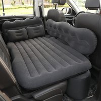 Auto aufblasbare Matratze Reisebett Zuhause Outdoor Camping Heckbeflockung SUV Luftmatratze Schwarz von DECDEAL