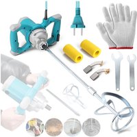 2600 w elektrischer Betonmischer, tragbarer Hand-Betonmischer, 6 Geschwindigkeiten, einstellbare Mischmaschine, Thinset-Mörtel, Fugenmörtel, Gips, von DECDEAL