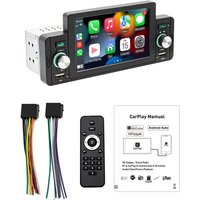 Decdeal - 5-Zoll-Auto-MP5-Stereo-Player bt FM-Radioempfänger mit Carplay Android Auto-Unterstützung Freisprechen USB-Lade-/Play-Telefonverbindung, von DECDEAL