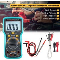 Decdeal 6000 Count LCD Digital Automotive Multimeter True RMS Universal Tester mit Taschenlampe von DECDEAL
