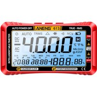 Decdeal Aneng 613 3 in 1 Smart Multimeter Perpetual Kalendertemperatur Hygrometer 4000 zählt digitale Wechselstrom/Gleichstrom -Spannungswiderstand von DECDEAL