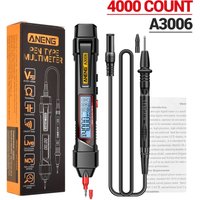 Decdeal Aneng A3006 Stifttyp Digital Multimeter 4000 Zählen Sie AC/DC -Spannungstester Null Feuerleitungsdetektorwiderstandskapazität und von DECDEAL
