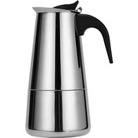 Decdeal Coffeepot Edelstahl Kaffeemaschine tragbare elektrische Mokka -Latte -Latte -Espresso -Filtertopf Europäischer Pokal von DECDEAL
