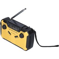 Decdeal Digital FM AM WB Radio Outdoor Notfall Solar Hand Crank Taschenlampe LEAD LESUNG SOS SOS Alarm 2500mAh Akku USB Ausgabe 3,5 mm Kopfhörerbuchse von DECDEAL