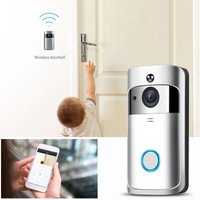 Decdeal Drahtlose Videotürklingel 720p visuelle Echtzeit-Intercom Wi-Fi Bell PIR Detection Nachtsicht 2-Wege Talk Home-Überwachungskamera mit 166 ° Decdeal Drahtlose Videotürklingel 720p visuelle Echtzeit-Intercom Wi-Fi Bell PIR Detection Nachtsicht 2-Wege Talk Home-Überwachungskamera mit 166 ° von DECDEAL