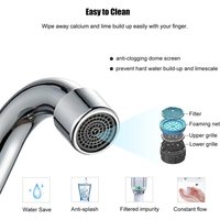 Decdeal Faltbarer Wasserhahn für Wohnmobil 360 ° Rotation Küchenspüle Eingriff Wasserhähne mit kaltem und heißem Inletschlauch Kupfer-Schwenk-RV von DECDEAL