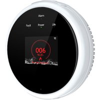 Gasleckdetektor WiFi Home Gas Alarm Tuya app Monitor Temperatur Wecker Anzeige, Küche Natürliches Propangas-Detektor von DECDEAL