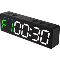 Decdeal Mini -Fitnessstudio -Timer wiederaufladbare Stoppuhr tragbare Countdown/UP -Uhr mit magnetischem Rücken für das Fitnesstraining zu Hause von DECDEAL