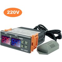Decdeal STC-3028 Digitaler Temperaturfeuchtigkeit Controller Messgerät Intelligent Thermostat Humidistat-Thermometer Hygrometer für von DECDEAL