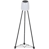 Decdeal Solar Outdoor Stehlampe Terrasse mit RGB mit Pflanzenständer von DECDEAL