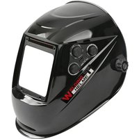 Decdeal - Solarladung Automatische Dimmschweißmaske Große View wahre Farbgefühl 130 ℃ Hochtemperaturbeständige Autoverdunkelung für das Schneiden von von DECDEAL