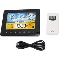 Decdeal Wettervorhersage Station Wireless Indoor Outdoor Touch Digital Time RF Sensing Hygrograph mit Uhr von DECDEAL