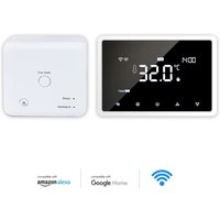 Decdeal - WiFi Smart Thermostat programmierbar mit hf -Empfänger Tabletop Wandmontierstil App Control Voice Gas Kessel Erwärmungstemperaturregler Decdeal - WiFi Smart Thermostat programmierbar mit hf -Empfänger Tabletop Wandmontierstil App Control Voice Gas Kessel Erwärmungstemperaturregler von DECDEAL