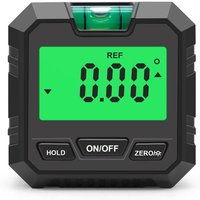 Decdeal - Mini-Digital-Neigungsmesser, Winkelmesser/Neigungsmesser/Wasserwaage, 3-in-1-Winkelmesser/Neigungsmesser, 90°-Wasserwaage für 4 x 90 Grad von DECDEAL
