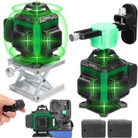 Decdeal - Multifunktionale 16 grüne Linien Laserpegel 3 ° Selbstniveau-Funktionsniveau-Tool Omnidirektionaler Boden Wandaufkleber Home Decdeal - Multifunktionale 16 grüne Linien Laserpegel 3 ° Selbstniveau-Funktionsniveau-Tool Omnidirektionaler Boden Wandaufkleber Home von DECDEAL