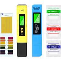 Professioneller PH-Tester, TDS/EC-Teststift, multifunktionales Wasser-PH-Testwerkzeug-Set, tragbares Wassererkennungsgerät-Set von DECDEAL