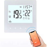 Smart Tuya WiFi Thermostat 3A Digitales programmierbares LCD-Display Fußbodenheizung Temperaturregler Digitaler intelligenter Wandthermostat für die von DECDEAL