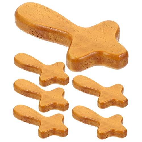 DECHOUS 6pcs Heiligen Kreuz En Holz Desktop Decor Hand Kreuz Ornament Holz Kreuz Katholischen von DECHOUS