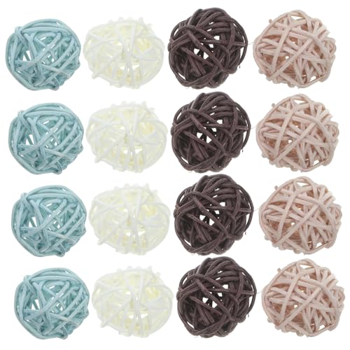 DECHOUS 1 Satz Sepak Takraw Dekorationsball Muscheln Zum Dekorieren Kugeln Künstliche Hängende Körbe Living Room Decoration Wohnungsdeko Hängende Rattankugel Dekorative Kugel 72st DECHOUS 1 Satz Sepak Takraw Dekorationsball Muscheln Zum Dekorieren Kugeln Künstliche Hängende Körbe Living Room Decoration Wohnungsdeko Hängende Rattankugel Dekorative Kugel 72st von DECHOUS