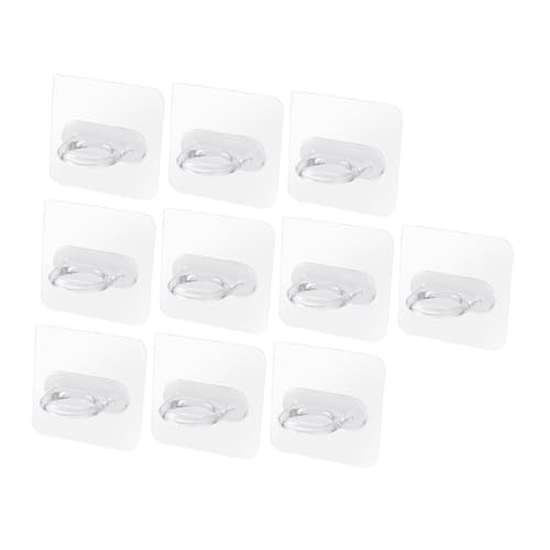 DECHOUS 10 Stück Selbstklebende Bohrfreie Mehrzweck haushaltshaken Runde Aufhänger für Duschgel Lotionflaschen Stabiler Badezimmerhalter für Bad Wc Wohnzimmer und Küche DECHOUS 10 Stück Selbstklebende Bohrfreie Mehrzweck haushaltshaken Runde Aufhänger für Duschgel Lotionflaschen Stabiler Badezimmerhalter für Bad Wc Wohnzimmer und Küche von DECHOUS