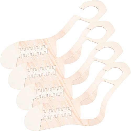 DECHOUS 2 Paar Sockenstrickmodell Verstellbarer Sockenspanner Socken Häkeln Blocker Strumpftrage Diy-strickmodell Sockenblocker Sperrmatten Socken Häkelform Handbuch Hölzern Stopper von DECHOUS