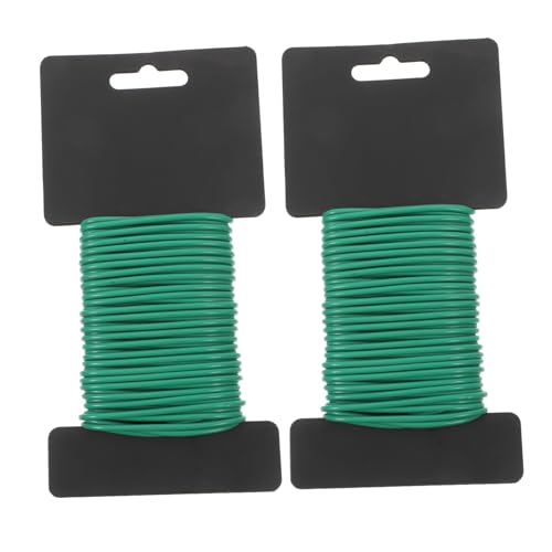DECHOUS 2 Rollen Flexible Wiederverwendbare Gartenpflanzenbinder aus Grünem Draht Langlebig Vielseitig Einsetzbar für Pflanzenstütze Baumbefestigung und Gartendekoration DECHOUS 2 Rollen Flexible Wiederverwendbare Gartenpflanzenbinder aus Grünem Draht Langlebig Vielseitig Einsetzbar für Pflanzenstütze Baumbefestigung und Gartendekoration von DECHOUS
