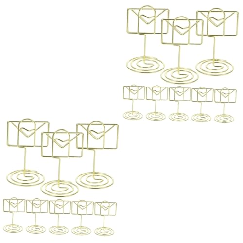DECHOUS 2 Sätze Inhaber Der Tischnummer Tisch Platzhalter Tischkartenhalter Silber Zahlen Büroorganizer Visitenkarten Halterung Bildhalter Tischschildhalter Stahldraht Golden 20 Stück * 2 DECHOUS 2 Sätze Inhaber Der Tischnummer Tisch Platzhalter Tischkartenhalter Silber Zahlen Büroorganizer Visitenkarten Halterung Bildhalter Tischschildhalter Stahldraht Golden 20 Stück * 2 von DECHOUS