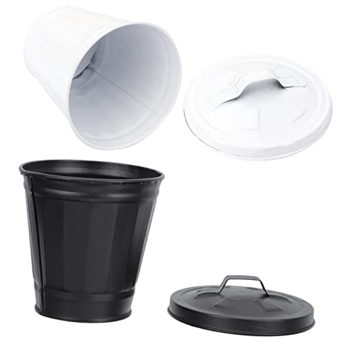 DECHOUS 2 Sätze Mini-mülleimer Mini Trash Can Abfalleimer Camping Abfalleimer Müllbehälter Für Klein Metall-papierkorb Tabletop -müll Können Galvanisiertes Eisen 2 Stücke * 2 DECHOUS 2 Sätze Mini-mülleimer Mini Trash Can Abfalleimer Camping Abfalleimer Müllbehälter Für Klein Metall-papierkorb Tabletop -müll Können Galvanisiertes Eisen 2 Stücke * 2 von DECHOUS