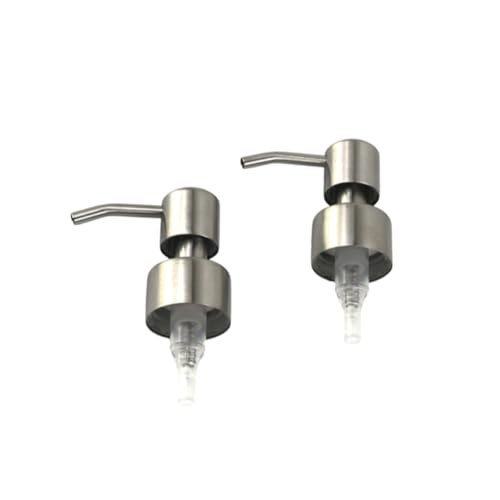 DECHOUS 2 Stück Edelstahl Lotion Pumpenköpfe Seifenspender Pumpenköpfe Flaschenersatzkappen DECHOUS 2 Stück Edelstahl Lotion Pumpenköpfe Seifenspender Pumpenköpfe Flaschenersatzkappen von DECHOUS