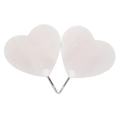 DECHOUS 2 Stück Herzförmige Holz wandhaken Gelocht für Einfache Montage Dekorative Schlüssel Schalhalter Stabile Befestigung Fliesen Holz Glas für Wohn Badezimmer DECHOUS 2 Stück Herzförmige Holz wandhaken Gelocht für Einfache Montage Dekorative Schlüssel Schalhalter Stabile Befestigung Fliesen Holz Glas für Wohn Badezimmer von DECHOUS