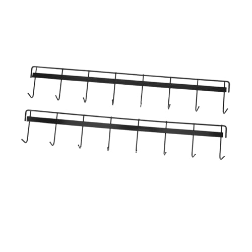 DECHOUS 2 Stück Küchenhakenleiste ohne Bohren Wandmontierter Utensilienhalter mit Haken Platzsparendes Küchen Wandregal zur Aufbewahrung von Kochbesteck und Küchenhelfern DECHOUS 2 Stück Küchenhakenleiste ohne Bohren Wandmontierter Utensilienhalter mit Haken Platzsparendes Küchen Wandregal zur Aufbewahrung von Kochbesteck und Küchenhelfern von DECHOUS