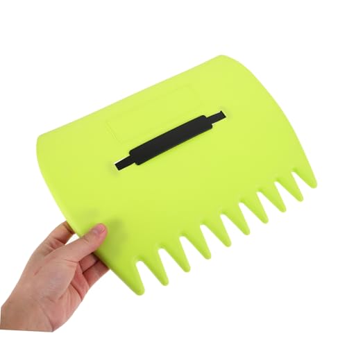 DECHOUS 2 Stück Robuster Gartenrechen Ergonomischem Griff Blattklemme für Effiziente Laub und Grasaufnahme Leichter Laubrechen für Garten und Parkpflege von DECHOUS