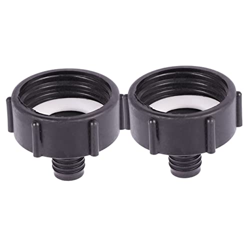 DECHOUS 2 Stück Teiliges IBC Wasser Tank Adapter Grobgewinde Kunststoff Schnellverbinder für Tonnenfass Schlauchanschluss Auslaufhahn Zubehör für Regentonne DECHOUS 2 Stück Teiliges IBC Wasser Tank Adapter Grobgewinde Kunststoff Schnellverbinder für Tonnenfass Schlauchanschluss Auslaufhahn Zubehör für Regentonne von DECHOUS
