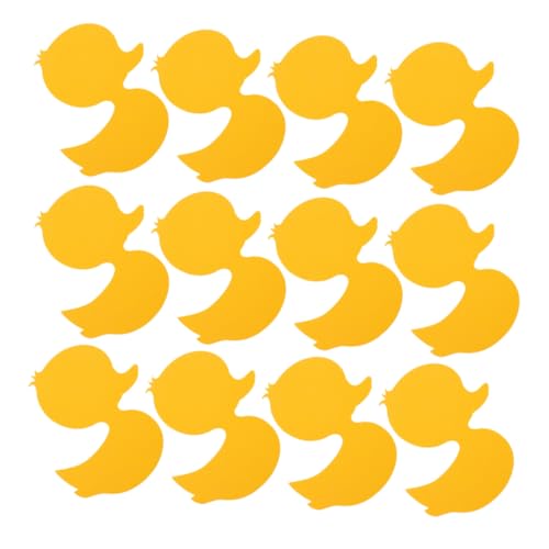 DECHOUS 20 Stück Teiliges rutschfeste Badewannenaufkleber in Entenform Wasserfest und Haftstark Kinderfreundliche Rutsch Sticker für Badezimmerboden Einfach Anzubringen und Rückstandsfrei von DECHOUS