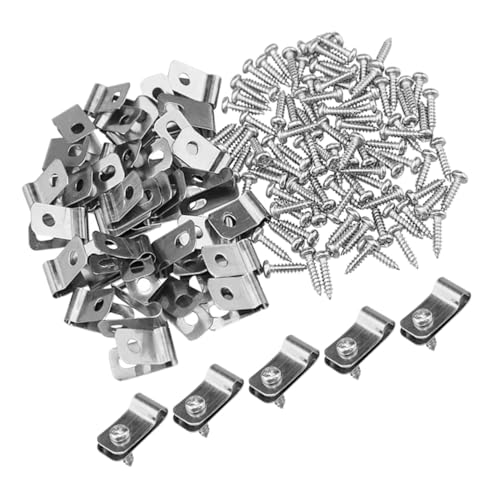 DECHOUS 200 Sätze Edelstahl Drahtklemmen Zaun drahtklemmen mit Schrauben Robust und Langlebig für Maschendrahtzaun Landwirtschaft und Tiergehege Einfache Befestigung für Garten DECHOUS 200 Sätze Edelstahl Drahtklemmen Zaun drahtklemmen mit Schrauben Robust und Langlebig für Maschendrahtzaun Landwirtschaft und Tiergehege Einfache Befestigung für Garten von DECHOUS