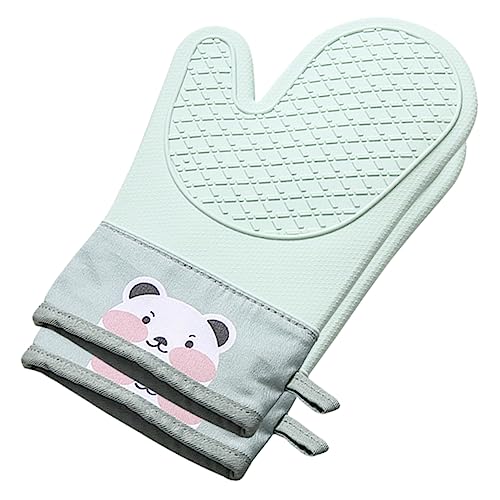 DECHOUS 2St Isolationshandschuhe Backhandschuhe Geschenke für den einzug Hot-Pot-Handschuhe Topflappen-Handschuhe Küche Grill zubehör Ofenhandschuhe mikrowellenhandschuh verdicken Silikon von DECHOUS