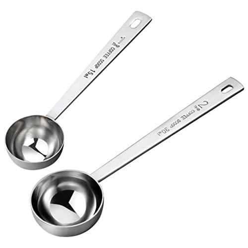 DECHOUS 2stücke Edelstahl Messlöffel Präziser Dosierlöffel Für Kaffee Milchpulver Tee Und Mehl Teiliges Rostfrei Und Leicht Zu Reinigen Komfortabler Griff Für Küche DECHOUS 2stücke Edelstahl Messlöffel Präziser Dosierlöffel Für Kaffee Milchpulver Tee Und Mehl Teiliges Rostfrei Und Leicht Zu Reinigen Komfortabler Griff Für Küche von DECHOUS