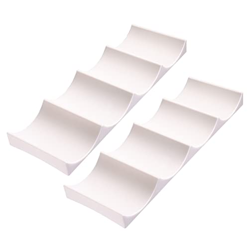 DECHOUS 2St Weinregal Flaschen flaschenregal Wine Lovers Weinflaschen-Display Wine Stands Wasserflasche Weinflaschendichtung hochzeitsdeko Weinflaschendisplay Tischverzierung pp Weiß von DECHOUS