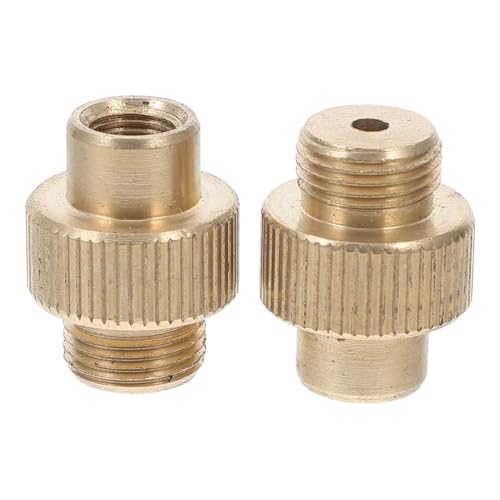 DECHOUS 2Stücke Kupfer Gasadapter für Campingkocher Langlebiger Verbindungsadapter für Gastanks Passform und Sicherer ohne Gaslecks von DECHOUS