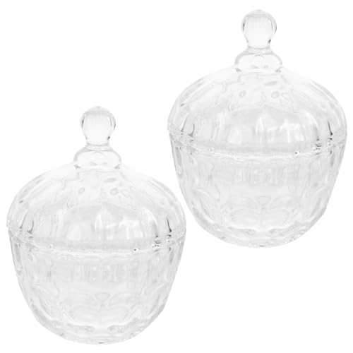 DECHOUS 2Stücke Transparente Snackgefäße Dekorative Candy Gläser Mit Deckel Für Aufbewahrung Von Süßigkeiten Snacks Und Große Kapazität Feste DECHOUS 2Stücke Transparente Snackgefäße Dekorative Candy Gläser Mit Deckel Für Aufbewahrung Von Süßigkeiten Snacks Und Große Kapazität Feste von DECHOUS