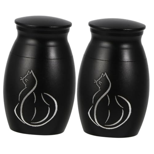 DECHOUS 2 Stück Anständige Haustier-beerdigungs-sarg Haustier-einäscherungsurne Mit Geringem Gewicht Und Schraubdeckel Katzenmuster-Design DECHOUS 2 Stück Anständige Haustier-beerdigungs-sarg Haustier-einäscherungsurne Mit Geringem Gewicht Und Schraubdeckel Katzenmuster-Design von DECHOUS